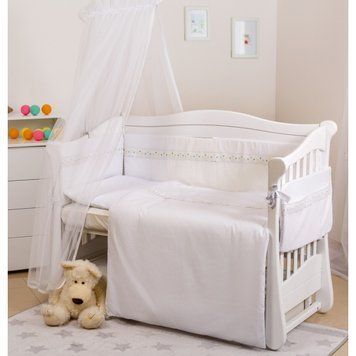 Постільний комплект 7 ел Twins Magic sleep Classic 4072-M-009, white, білий