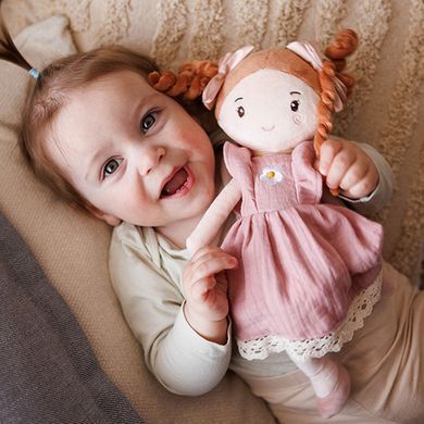 М&rsquo;яка лялька Babyono Лілі 13 &times; 31 см арт.1699