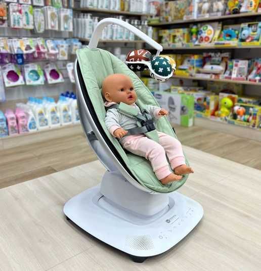 Крісло-гойдалка 4moms MamaRoo 5.0 Slate blue ⭐ ціна, відгуки