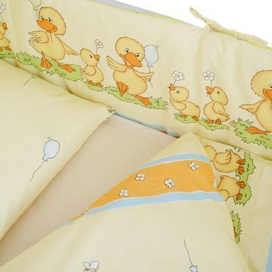 Бампер Twins Comfort 2051-C-027, Каченята зелені, зелений