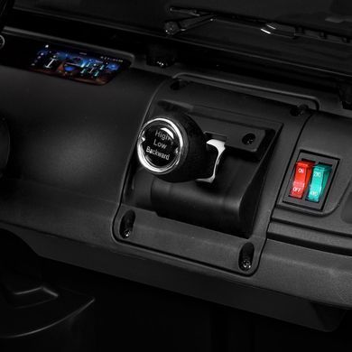 Джип JJ2288EBLR-2 (24V) 2,4G, 4*45W, 1акум*24V7AH, колесаEVA, шкір.сид, TF, чорний