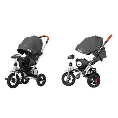 Велосипед триколісний TILLY TRAVEL T-387/1 Сірий льон /1/