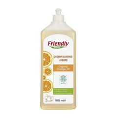 Органическое средство для мытья посуды Friendly Organic с апельсиновым маслом 1000 мл