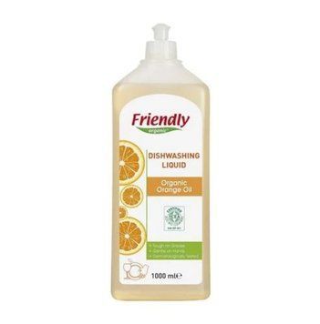 Органічний засіб для миття посуду Friendly Organic з апельсиновою олією 1000 мл