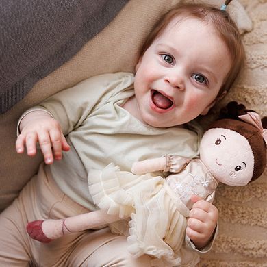 М&rsquo;яка лялька Babyono Поллі 13 &times; 31 см арт.1698