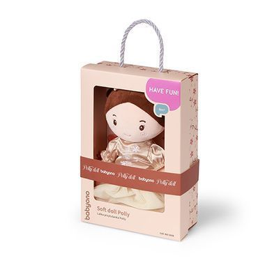 М&rsquo;яка лялька Babyono Поллі 13 &times; 31 см арт.1698