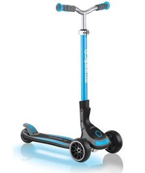 Самокат GLOBBER серії ULTIMUM, з підсвіткою, синій, до 100кг, 5+, 3 колеса