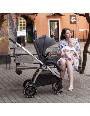 Коляска 2 в 1 Lacio Black/ Wine red