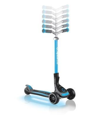 Самокат GLOBBER серії ULTIMUM, з підсвіткою, синій, до 100кг, 5+, 3 колеса