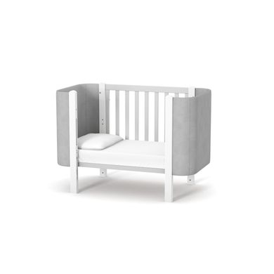 Ліжко дитяче "Верес ЛД 5" Монако біло-сірий