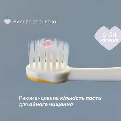 Зубна щітка Chicco 6-36 міс. 2 шт. (хлопчик)