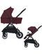Коляска 2 в 1 Lacio Black/ Wine red