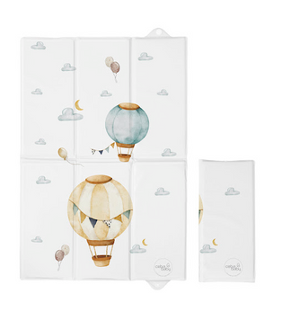 Повивальний матрац Cebababy 40x60 Watercolor Word W-305-000-734, Balloon, білий
