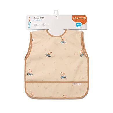 Нагрудник-фартух "Роза" (6м+) (34 см x 33 см) /"Babyono" НОВИНКА! (арт. 1641)
