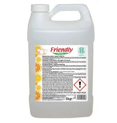 Органічний засіб для миття посуду Friendly Organic з апельсиновою олією 5000 мл