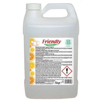Органічний засіб для миття посуду Friendly Organic з апельсиновою олією 5000 мл