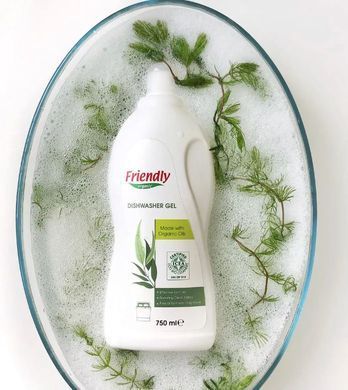 Органічний миючий гель для посудомийної машини Friendly Organic 750 мл
