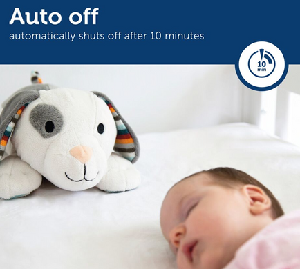 DEX (Собачка) М'яка іграшка з білим шумом, яка заспокоює новонародженого малюка
