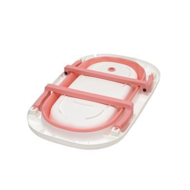 Складна силіконова ванна Twins Bass Plus Pink
