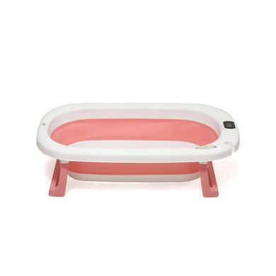 Складна силіконова ванна Twins Bass Plus Pink