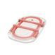 Складна силіконова ванна Twins Bass Plus Pink