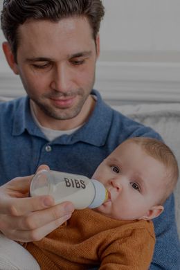 Скляна дитяча пляшечка BIBS Baby Glass Bottle повний комплект 225 мл – Ivory