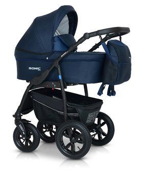 Коляска 3 в 1 Verdi Sonic Plus 9023-VSP-01, 01, чорний