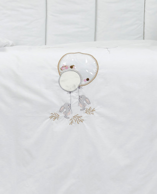 Постільний комплект 6 ел Babycentre & Twins Welcome to the world Beige