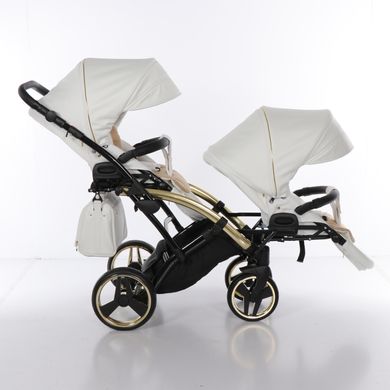 Универсальная коляска для двойни Junama Diamond Individual Duo Slim 01
