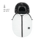 Зимовий конверт Bair Cocon Mini white swan білий