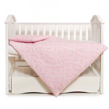 Змінна постіль 3 ел Twins Premium Glamour Limited 3064-PGNEWC-08, star, рожевий