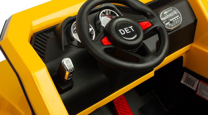 Електромобіль самоскид Caretero (Toyz) Tank Yellow