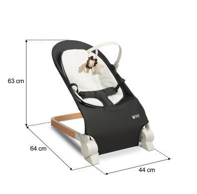Дитяче крісло шезлонг Caretero Pine Pink
