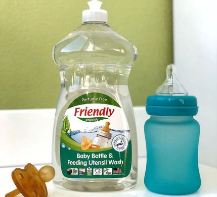 Органічний миючий засіб-концентрат для дитячого посуду, пляшок, сосок Friendly Organic 739 мл