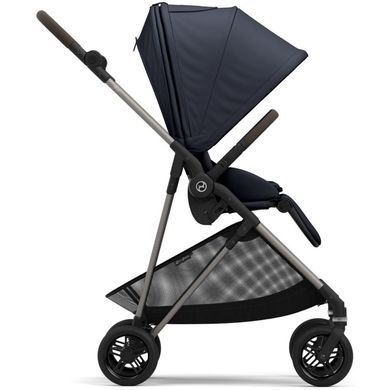 Коляска Cybex Melio Magnolia Pink purple (з бампером)