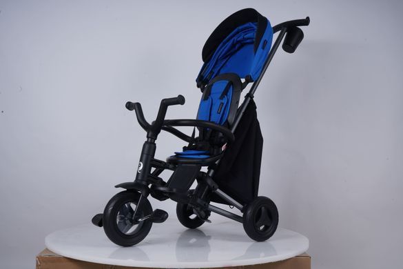 Велосипед складаний триколісний дитячий QPlay Nova+ Rubber Ultimate Black
