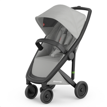 Дитяча прогулянкова коляска Greentom Upp Classic Black / Grey