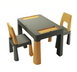 Детский столик и два стульчикаTega Teggi Multifun 1+2 графитовый