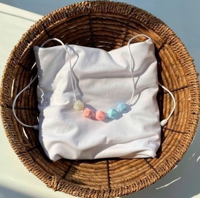 Силіконове намисто-прорізувач - Зефір