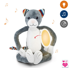 KATIE (Котик) Мяка іграшка - нічник з мелодіями і світлом