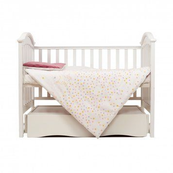 Змінна постіль 3 ел Twins Eco Line New 3091-E-023, Bunnies pink, рожевий