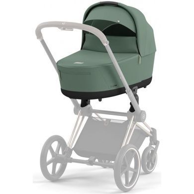 Коляска Cybex Priam шасі Rose gold + люлька Sepia Black