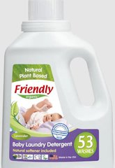 Органічний рідкий пральний порошок-концентрат Friendly Organic лаванда 1,57 літрів (53 прання)
