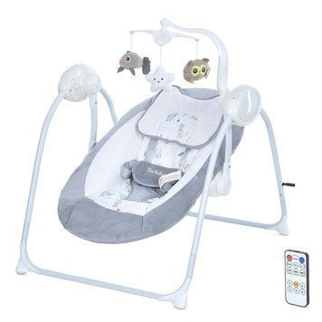 Гойдалка ElCamino ME 1075 TEDDY Gray animals