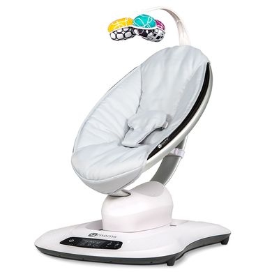 Крісло гойдалка 4Moms MamaRoo Plush Silver