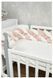 Бампер - косичка Twins 4-х прядна 200 см 2020-K4-200-24202, powder pink/ecru