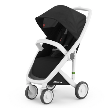 Дитяча прогулянкова коляска Greentom Upp Classic White / Blossom