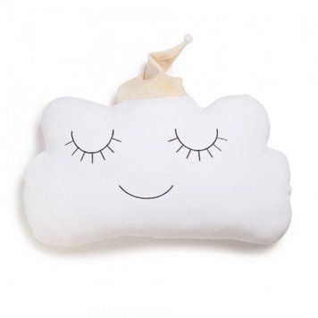 Бампер - подушка Twins Cloud 7099-DC-02, white/beige, білий/беж