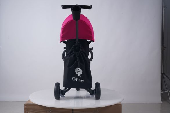 Велосипед складаний триколісний дитячий QPlay Nova+ Rubber Ultimate Black