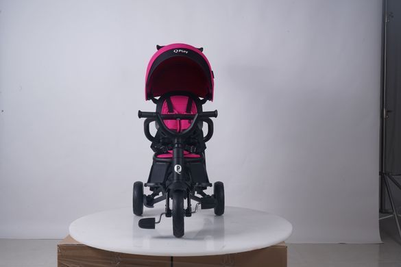 Велосипед складаний триколісний дитячий QPlay Nova+ Rubber Ultimate Black
